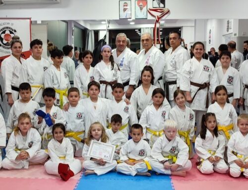Usa Koei-Kan karate team in Greece